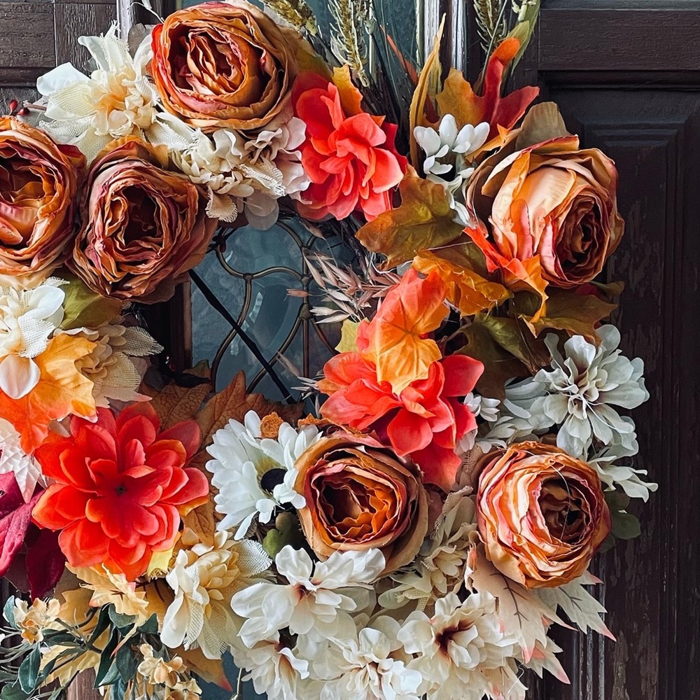 Handmade autumn wreath
